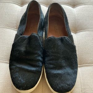 Vince calf hair loafers